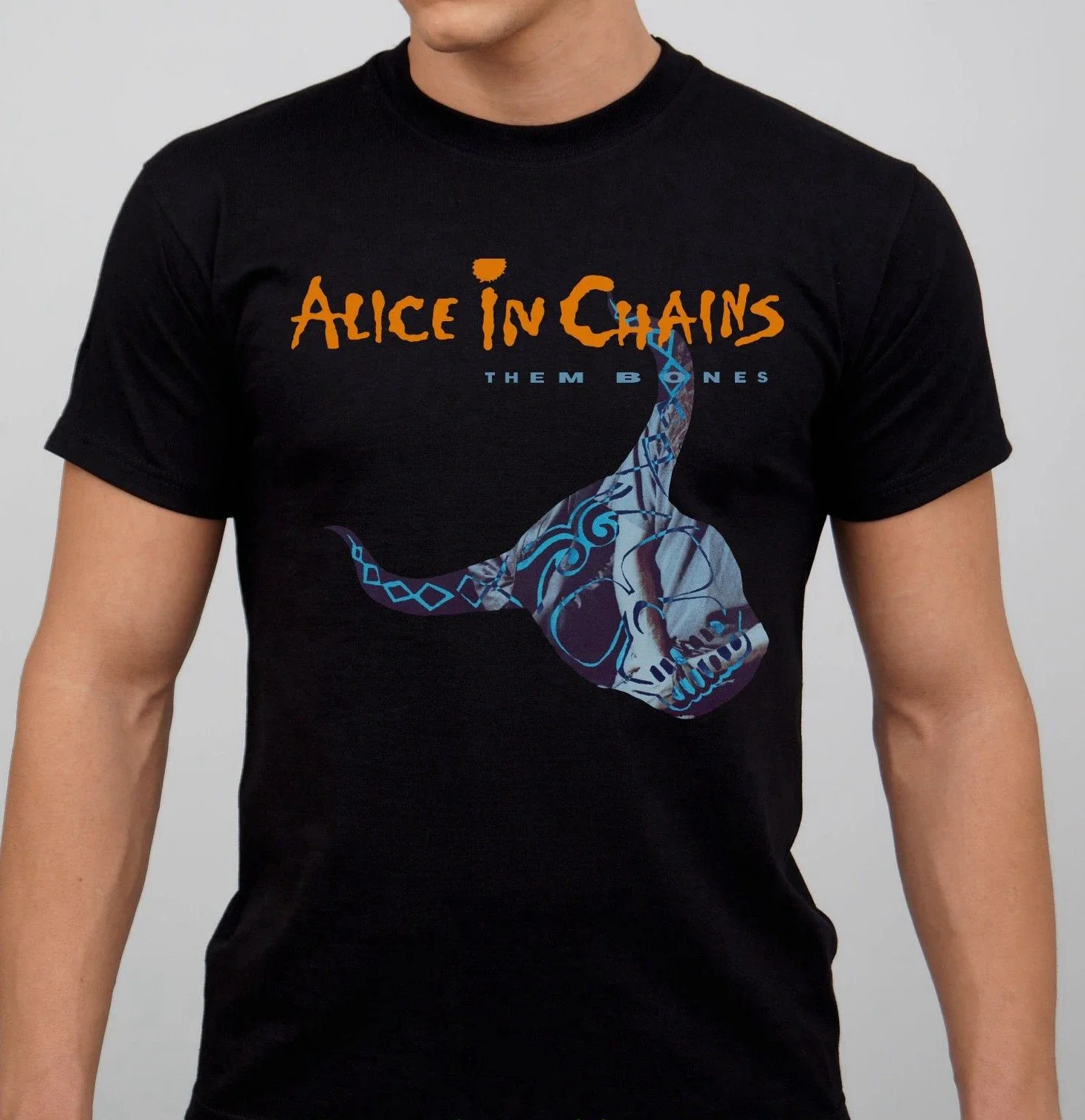 Alice In Chains Rock Band T-Shirt Black New