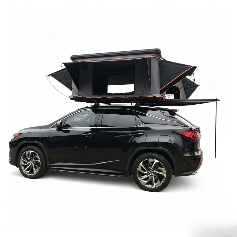 High Quality Pop Up Roof Top Tent For Pickup Truck Bed Waterproof Offroad Camping Fit For Tundra Ram Frontier D-max Triton L200