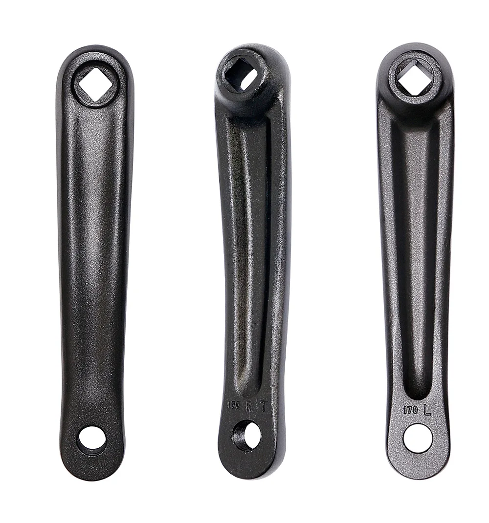 Exercise Bike Crank Arm for Electric 170mm Left Right Crank Diamond Hole Mid Motor Crank Components