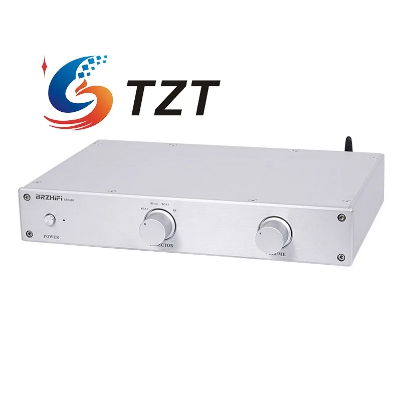 TZT BRZHIFI PA-421PRO 초저왜곡 고출력 HiFi 오디오 앰프 STK4216MK10 120Wx2 파워 앰프