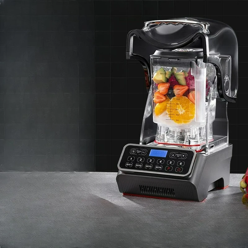 

Brushless motor smoothie machine commercial milk tea shop special cover silent juicing wall breaker crushing ice smoothie