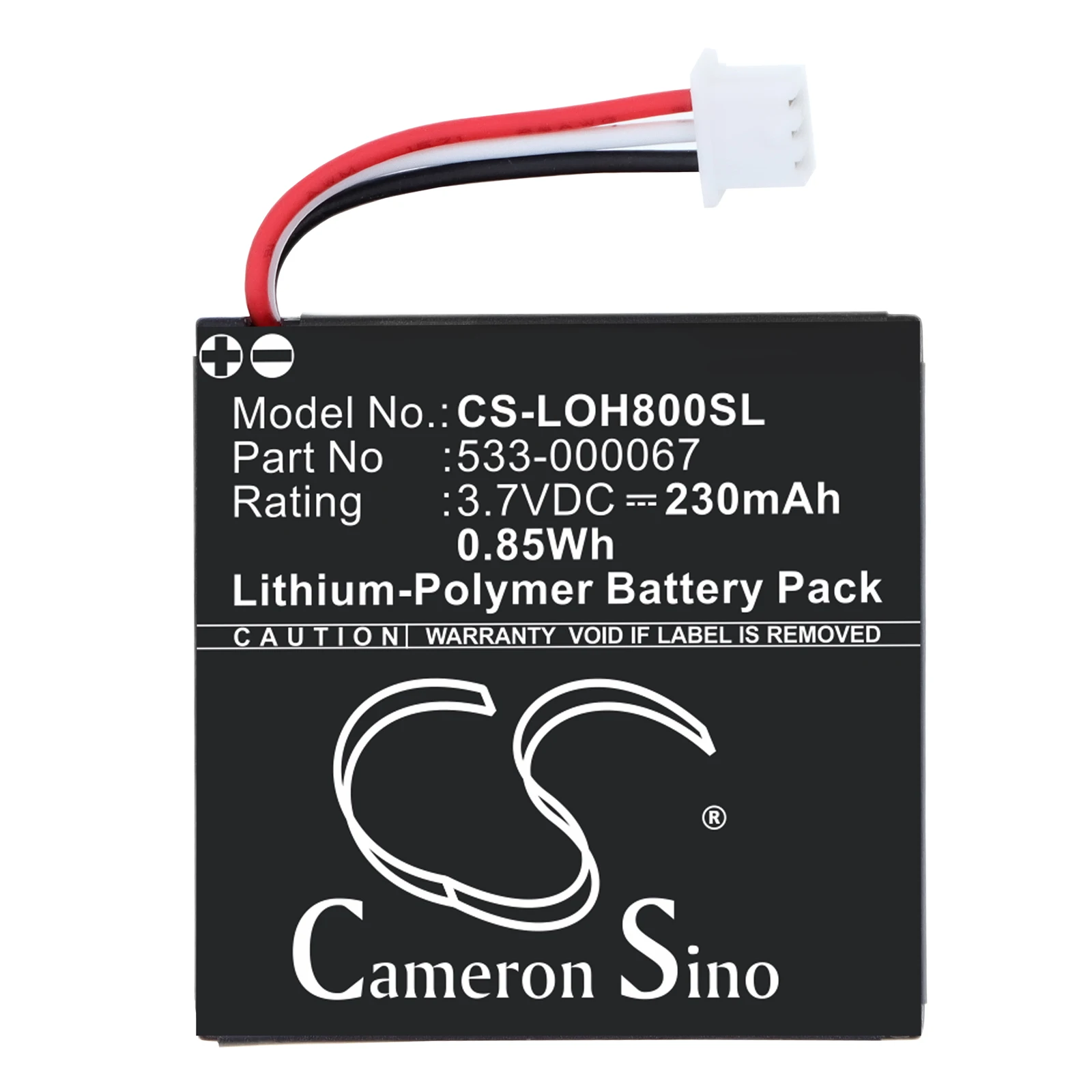 Cameron Sino 230mAh Battery 533-000067 for Logitech H800