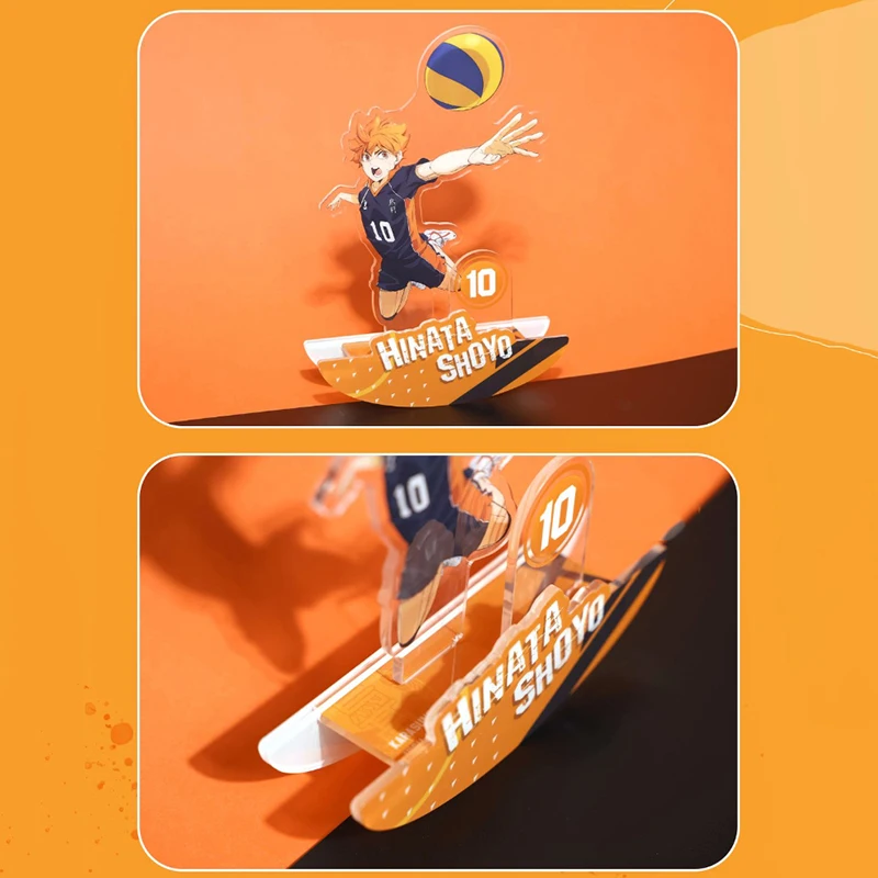 อนิเมะ ไฮคิว!! ฟิกเกอร์คอสเพลย์ ฮินาตะ โชโย โทบิโอะ คาเงยามะ ไดจิ ซาวามูระ พร้อมฐานอะคริลิคตั้งโชว์ ของตกแต่ง อุปกรณ์ประกอบฉาก