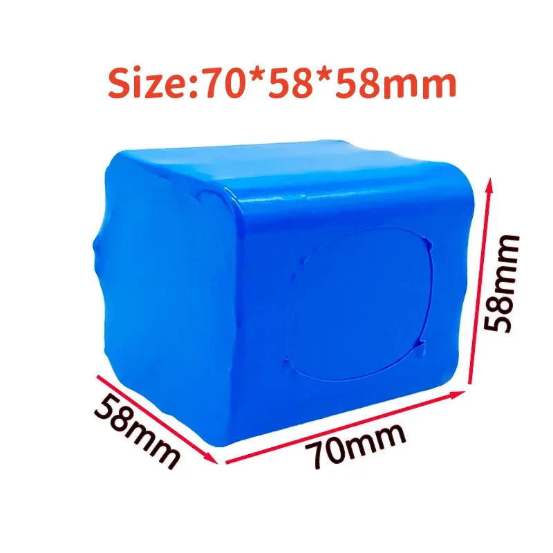 3S3P 12V 12800mAh QB 18650 Lithium ion Battery Pack, 12.6V with PCB (3-6A) and Lead with BMS Lithium Battery Protection Board