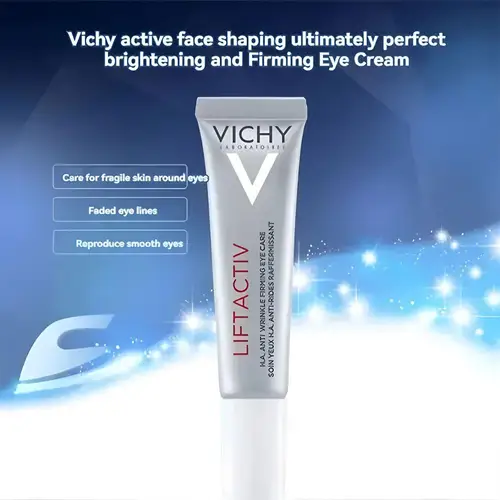 Imagen 2 del producto VICHY-crema revitalizante reafirmante para ojos, brillo hidratante profundo suave para el cuidado de los ojos de la piel sensible