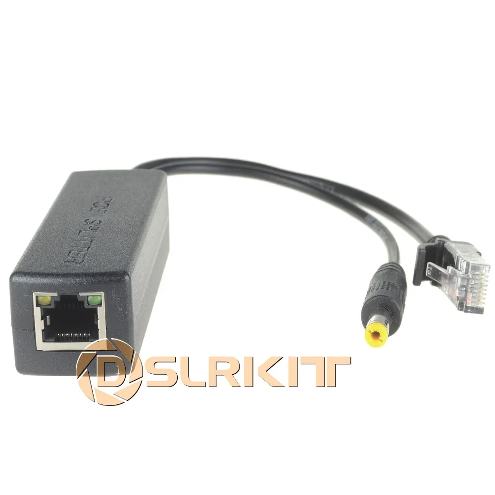 Active PoE Splitter Power Over Ethernet 48V to 12V Compliant IEEE802.3af 1A-2A