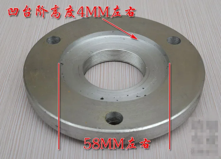 For Electric cars increased disc adapter flange increased code 3 hole flange disc brakes disc brakes increased pad 10MM