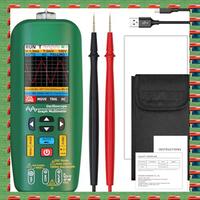 ABMO Handheld Digital Oscilloscope Multimeter Tester Rechargeable Waveform Generator Graph,For Car Audioamplifier