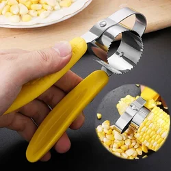 New Manual Stainless Steel Corn Thresher Peeler Corn Kernels Remover Stripper Separator Fruit Vegetable Kitchen Gadgets