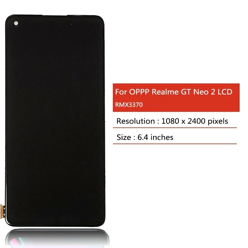 Écran tactile LCD pour Oppo Realme, assemblage numérique, 6.62 pouces, original, nouveau, RMX3370