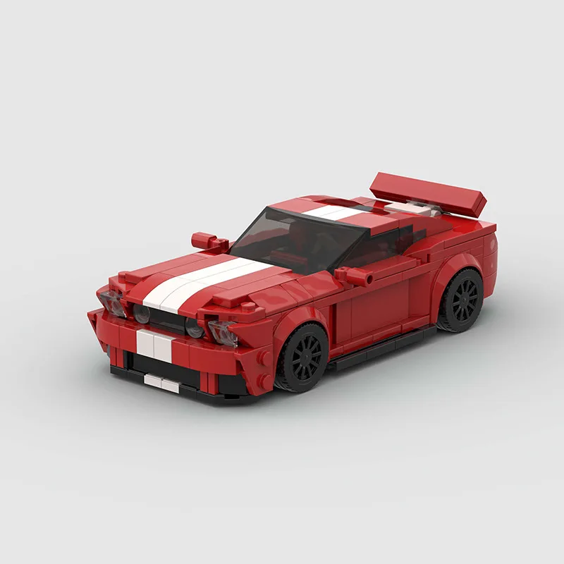 Compatible avec Lego petites particules vente chaude voiture de sport de luxe MOC puzzle assemblage blocs de construction pour enfants jouets transfrontaliers