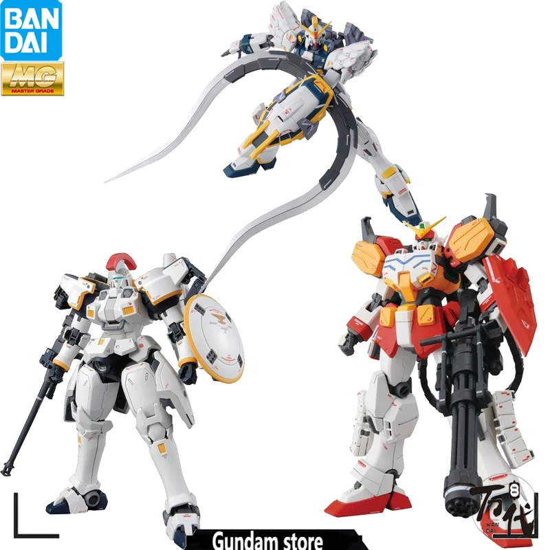 

Original Bandai GUNDAM Anime Model MG EW Arms Cusutom Sandrock Tallgeese Action Figure Assembly Model Toy Gift for Kids