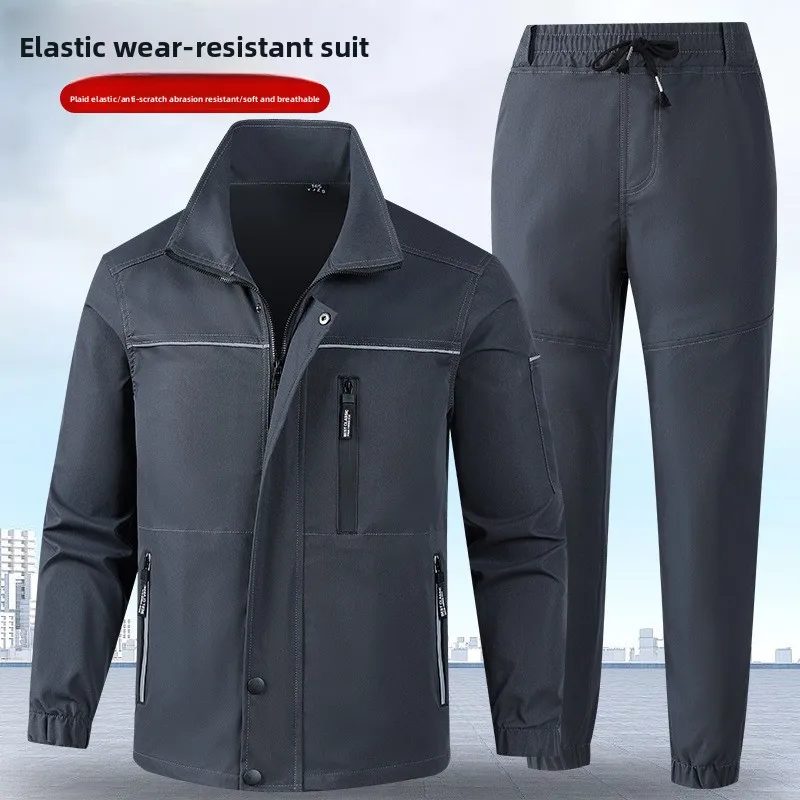 

Labor Insurance Set Overalls Cotton Anti-scalding Welder Dirt-resistant Thickened Wear-resistant