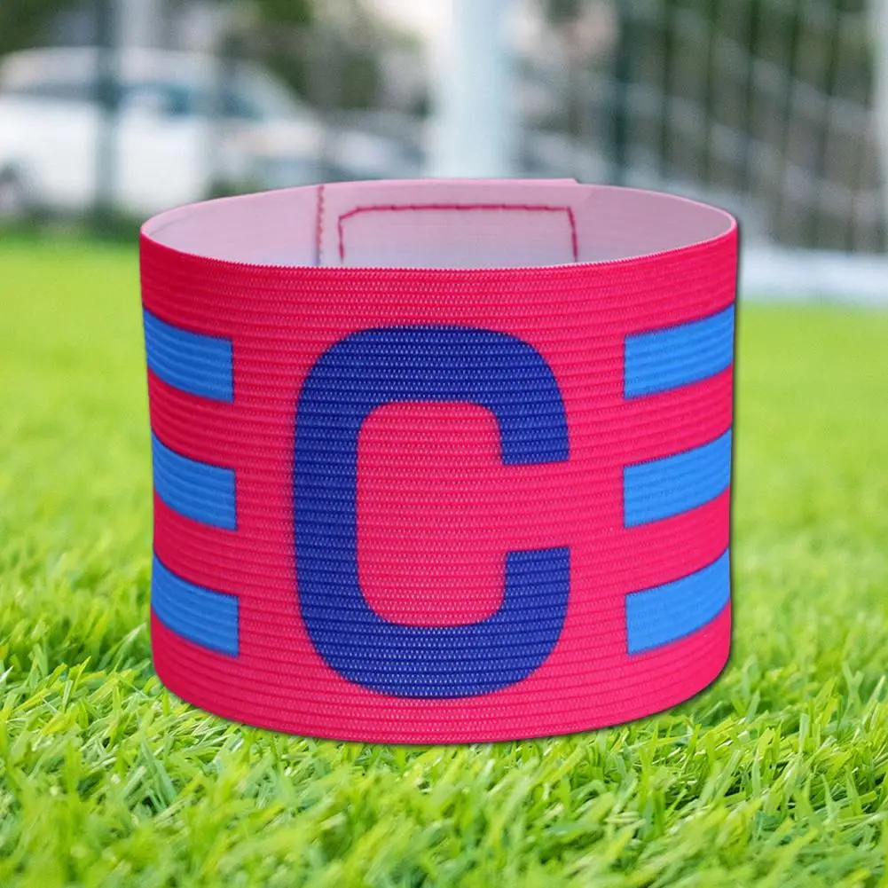 고밀도 패스너 테이프 조절 가능 탄성 축구 완장 (청소년 및 성인 선수용, 팀용, 축구, 농구, 럭비)