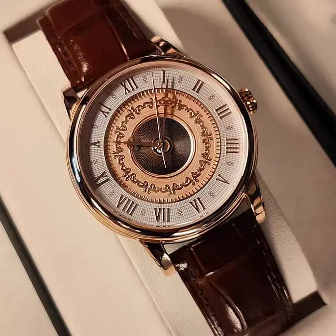 LOBINNI Men Automatic Watch 41mm Mechanical Wristwatch 50M Waterproof Sapphire Mirror Carved Dial Miyota Mov