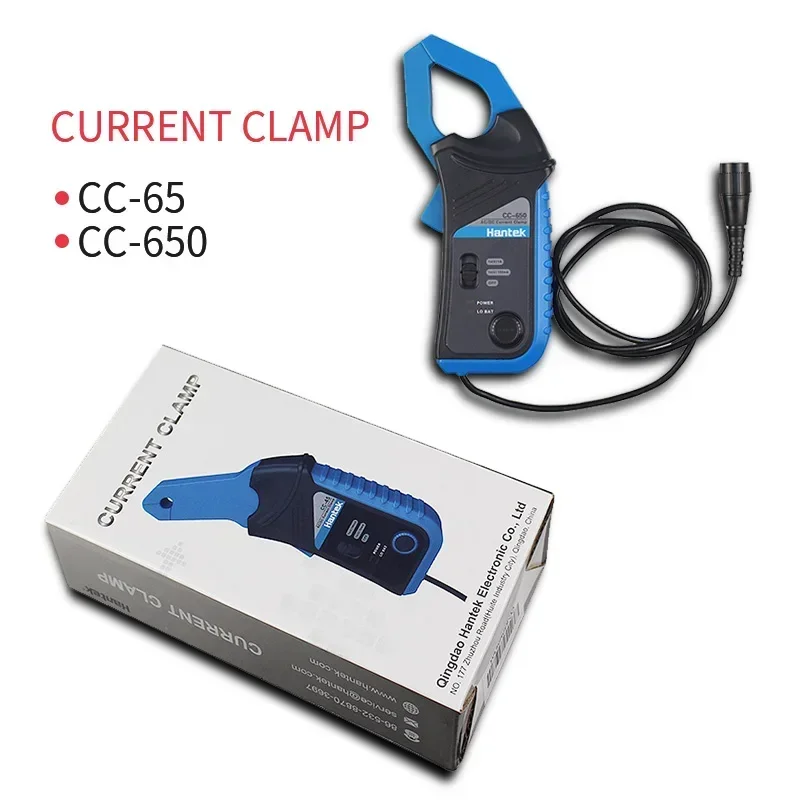 Stable CC65 CC650 AC/DC Current Clamp Probe 20KHz/400Hz 65A/650A BNC Plug for Oscilloscope 1008C