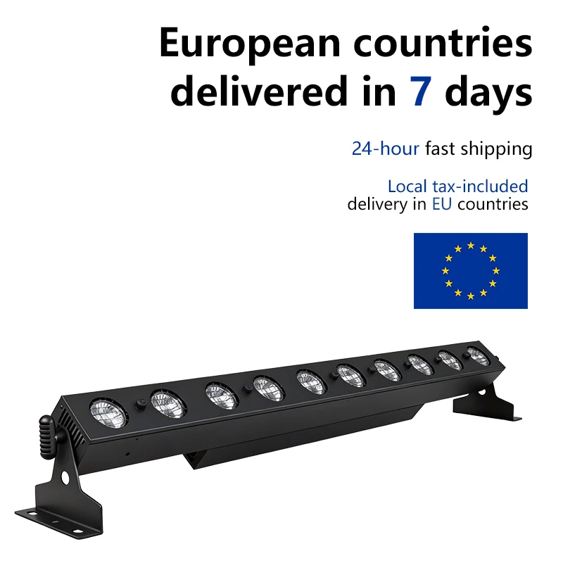 Barres LED Sunstrips ultra-lumineuses 10x50W, projecteurs muraux, contrôle DMX512, éclairage professionnel pour DJ, discothèque, spectacles en direct