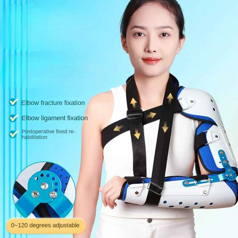 

Shoulder Elbow Joint Fixation Brace, Humeral Fracture Shoulder Joint Abduction Upper Limb Shoulder Mobility Brace, Arm Protector