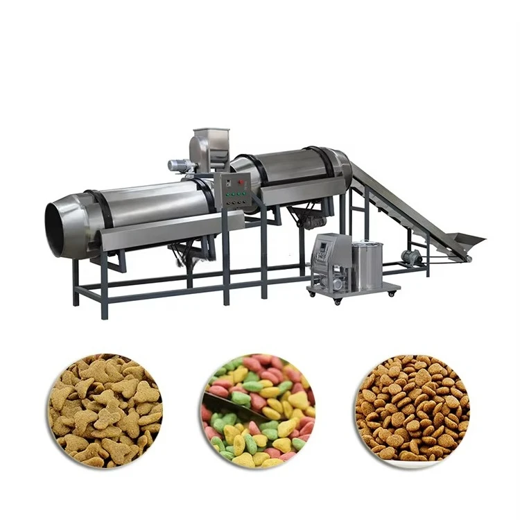 ماكينة تصنيع أغذية الحيوانات الأليفة الأوتوماتيكية 200-300 كجم/ساعة من الفولاذ المقاوم للصدأ متعددة الأغراض ماكينة صنع أغذية الحيوانات الأليفة خط طارد طعام الكلاب والقطط #3