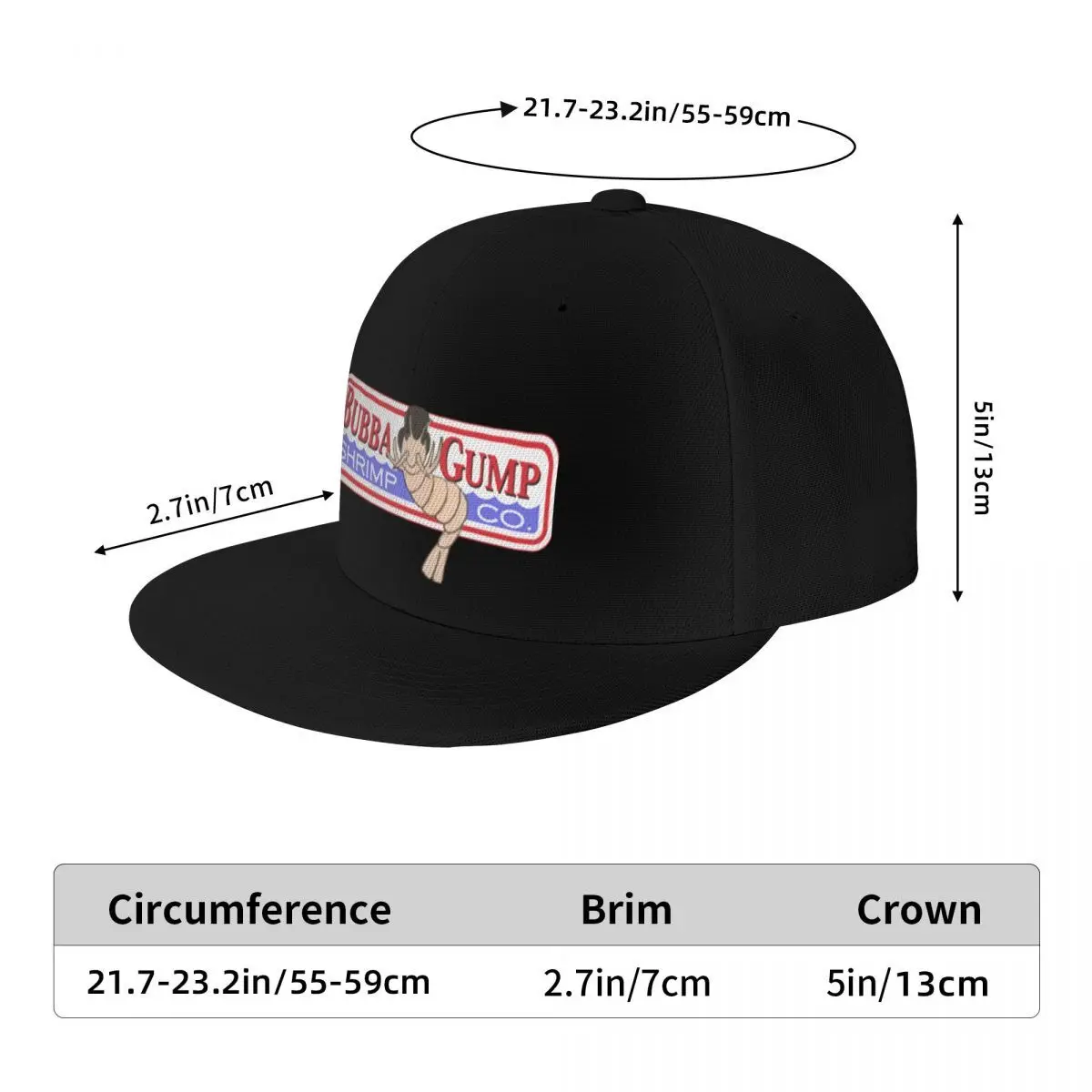 Bubba Gump Shrimp 4 Cap Mens Cap Custom Logo Baseball Caps Baseball Cap Man Man Hat Baseball Cap