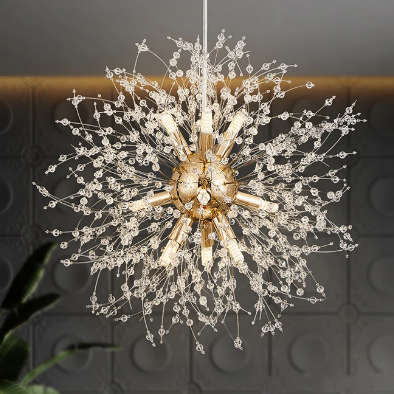 

Creative Design Dandelion Chandelier Bedroom Dining Room Living Room Office Coffee Shop Decorative Lighting