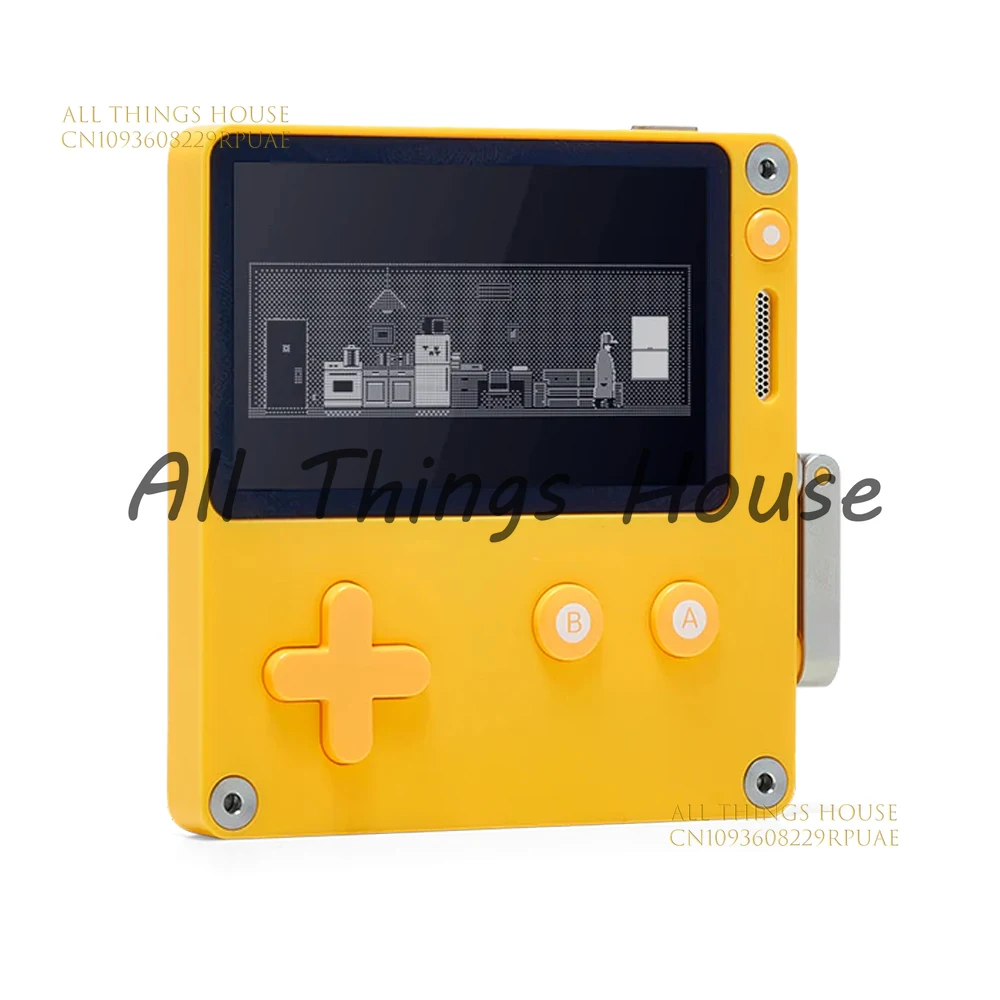 

Retro Portable Mini Handheld Game Console, Creative Hand Crank Black and White Screen