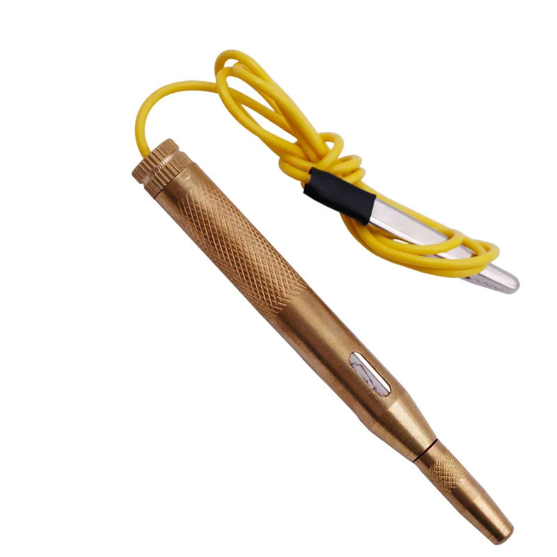 Pure Copper Test Pen DC 6V 12V 24V Auto Car Light Circuit Tester Lamp Voltage Detector System Diagnostic Tools CHIZIYO