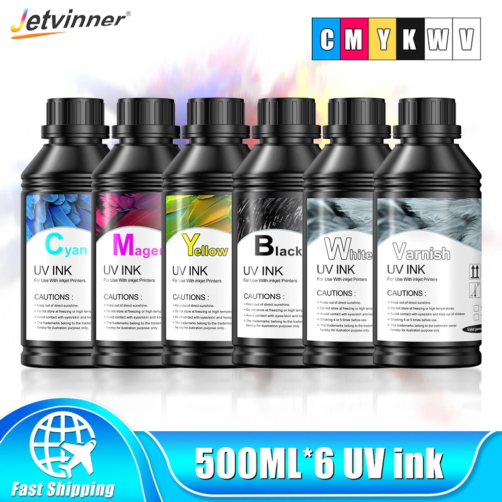 led tinta uv para epson l800 l805 l1800 r330 r1390 r2000 tx800 xp600 dx5 dx7 tudo uv impressora plana universal tinta de cura uv 500ml 01