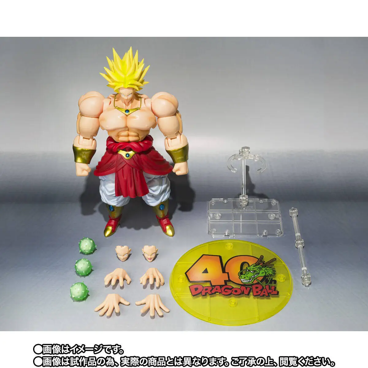 2026 New IN Stock Bandai Dragon Ball Z S.H.Figuarts SHF Super Saiyan BROLY 40th Anniversary Anime 3.0 SSJ Goku Model Toys view 4