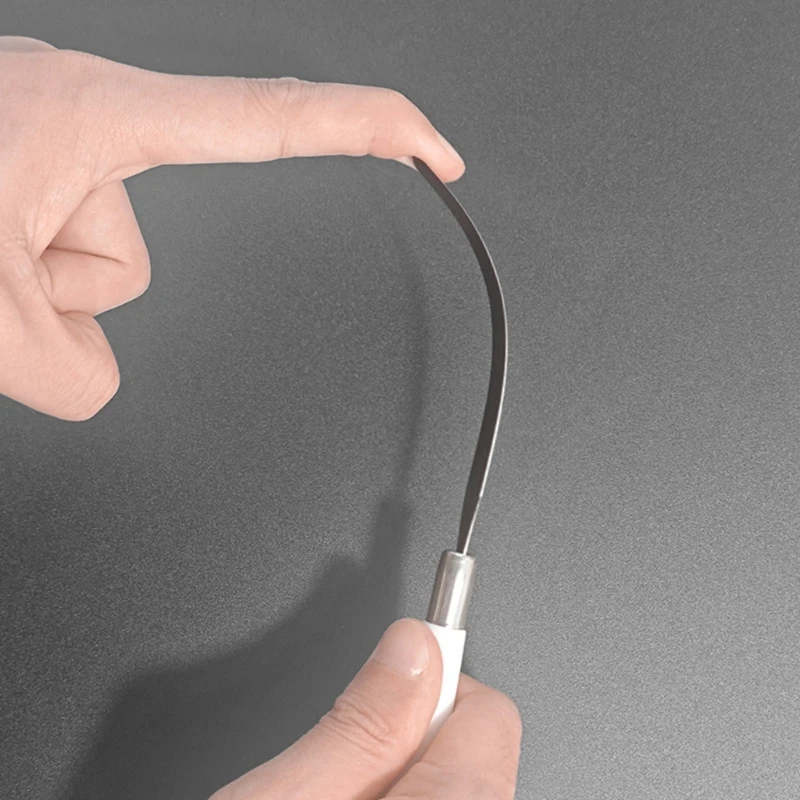 7pcs aço inoxidável espátula pintura paleta ferramenta alça ferramenta paleta