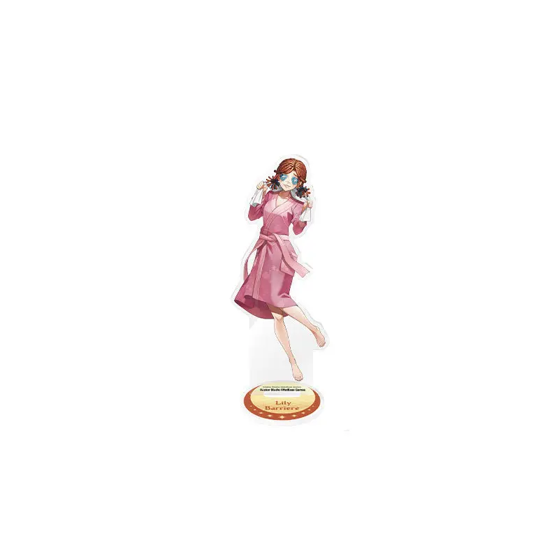 Anime Game Identity V Hot Spring Acrylic Stand Figure Lily Barriere Wendy Brynhildr Kurt Frank Ithaqua Model Standing Desk Decor