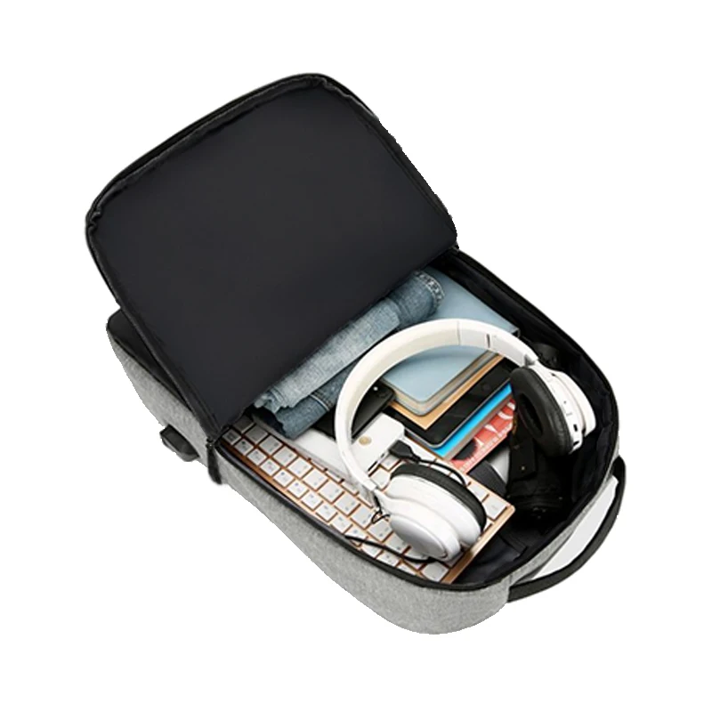 Herren Business-Laptop-Rucksack Wasserdicht Große Kapazität Schultasche für Reisen Arbeit Studium Pendeln – Detail 5