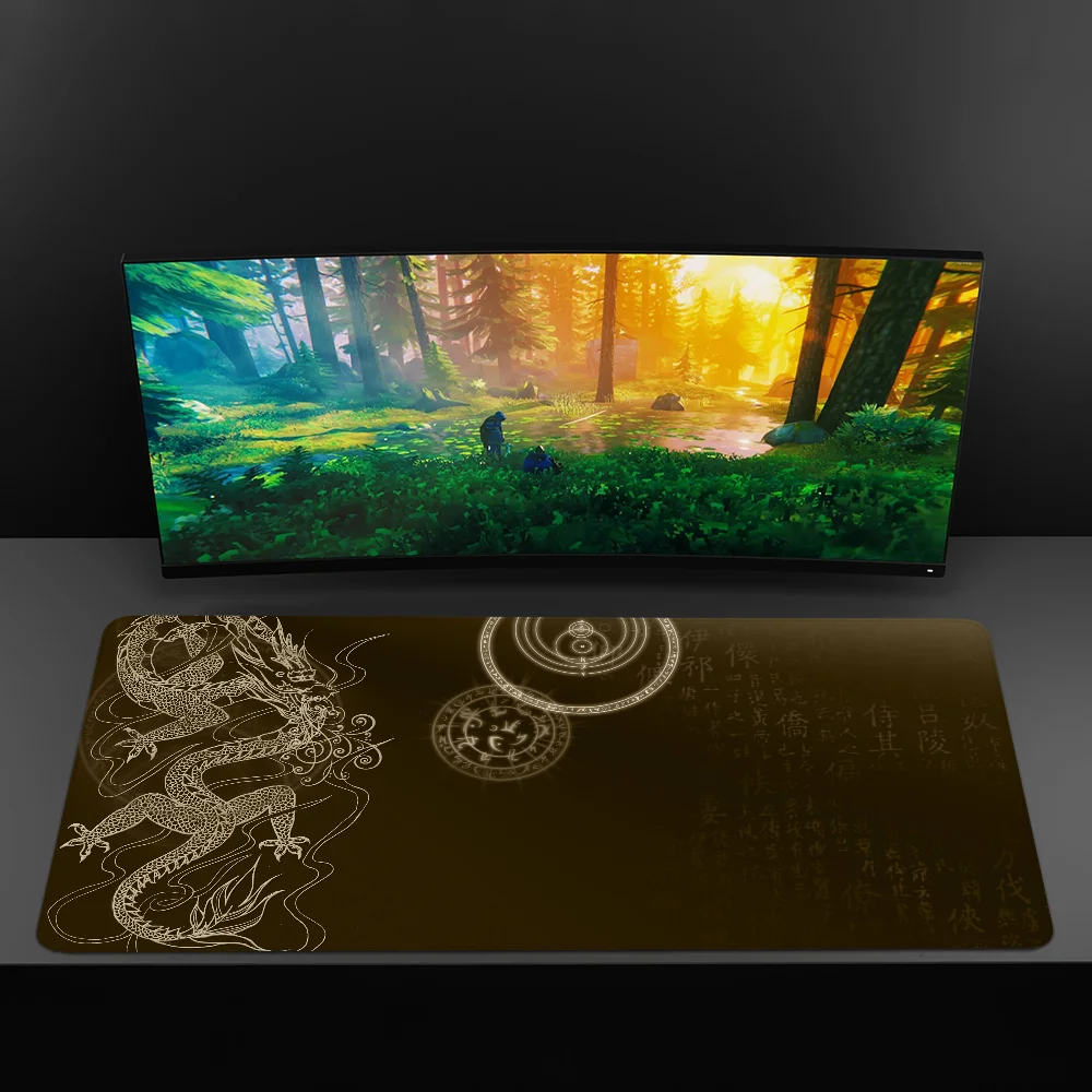 Chinese Dragon Mousepad Mousepad New Arrivals Large Gaming Mousepad L XL XXL Gamer Mouse Pad Size For Keyboards Mat