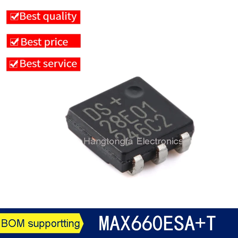 DS28E01 DS28E01P DS28E01P100 DS28E01P-100+T TSOC-6 1Kb Protected Single-wire EEPROM Chip SHA-1 IC Integrated Circuit