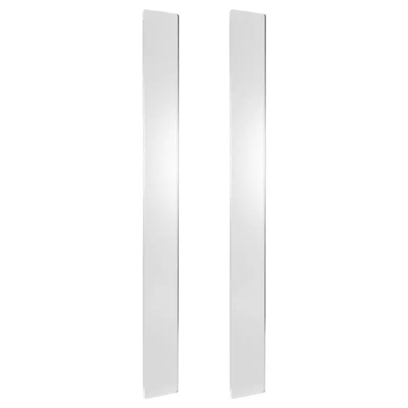 B84B-2Pcs Acrylic Biscuit Cake Rolling Tool Balance Ruler Fondant Icing Biscuit Thickness Ruler Biscuit Smoother Baking