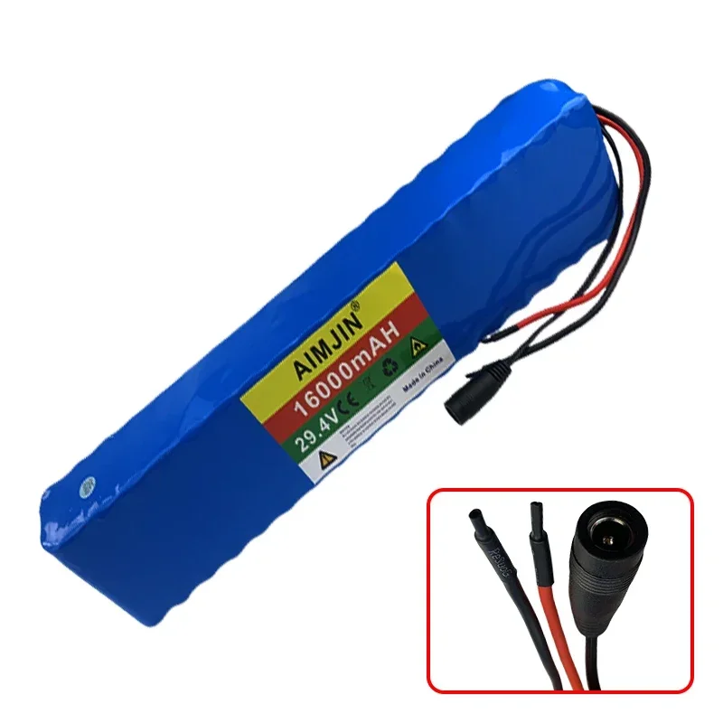 Batterie lithium-ion pour équipement de transport, alimentations extérieures, 7S5P, 29.4V, 16000mAh, 18650