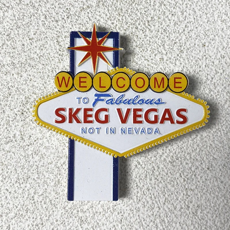 

Las Vegas 3D resin refrigerator magnet, showcasing exquisite logo refrigerator stickers, powerful magnets