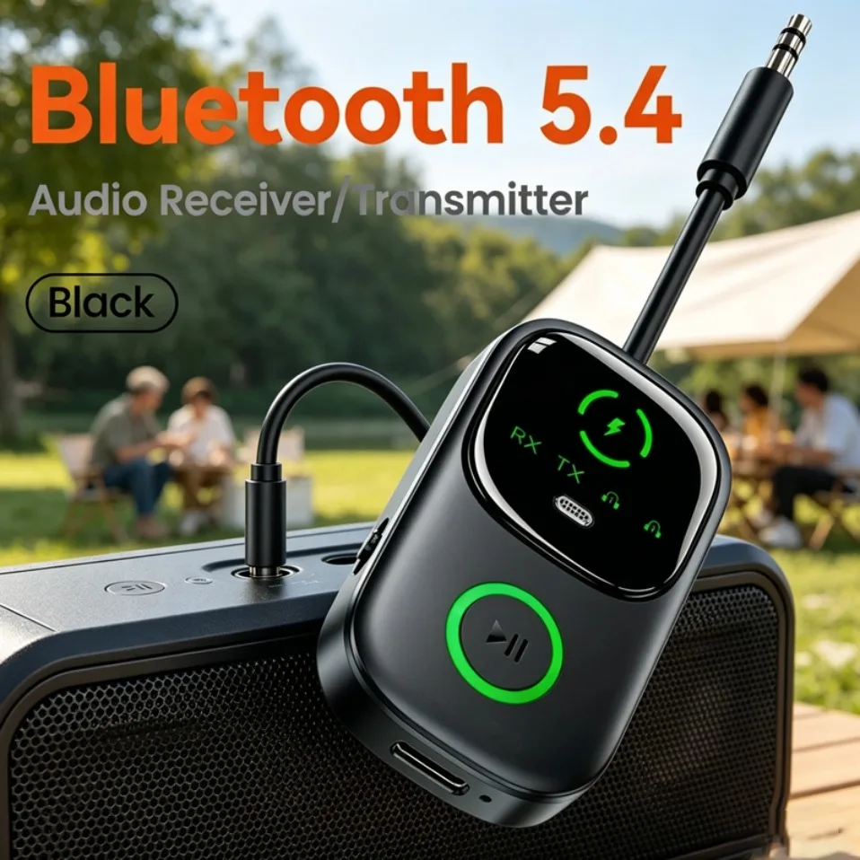 

New Arrival Bluetooth 5.4 Audio Receiver/Transmitter Bluetooth Adapter For Tvs Headphones Cars And Other Devices With A 3.5 MM