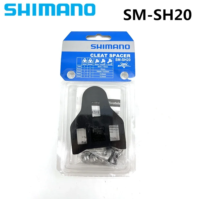 SHIMANO SM-SH20 Bike SPD Pedal Cleat Spacer With Fixing Bolt EIEIO Bicycle Self-Locking Pedals Parts