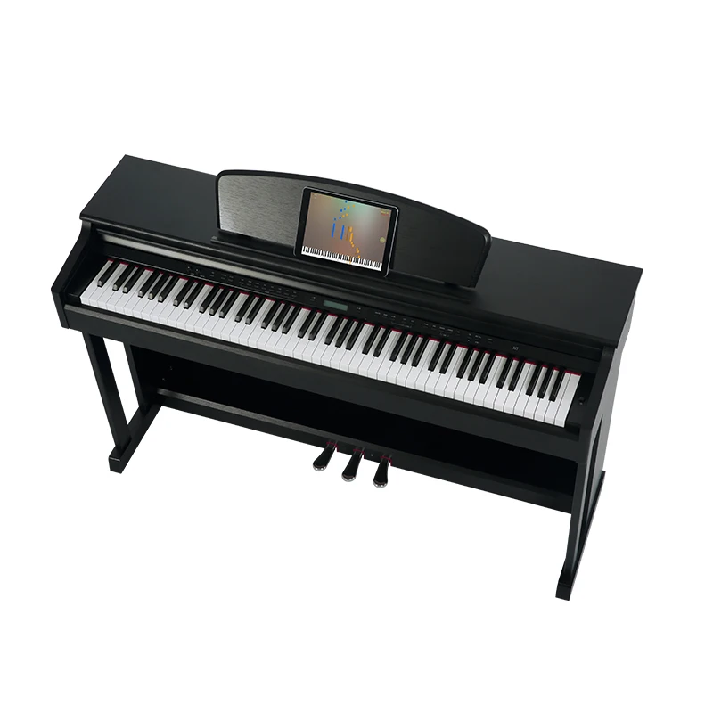 Hooqu プロフェッショナル電子木製ピアノ 88 グレードハンマーアクションピアノキーボードデジタルピアノ