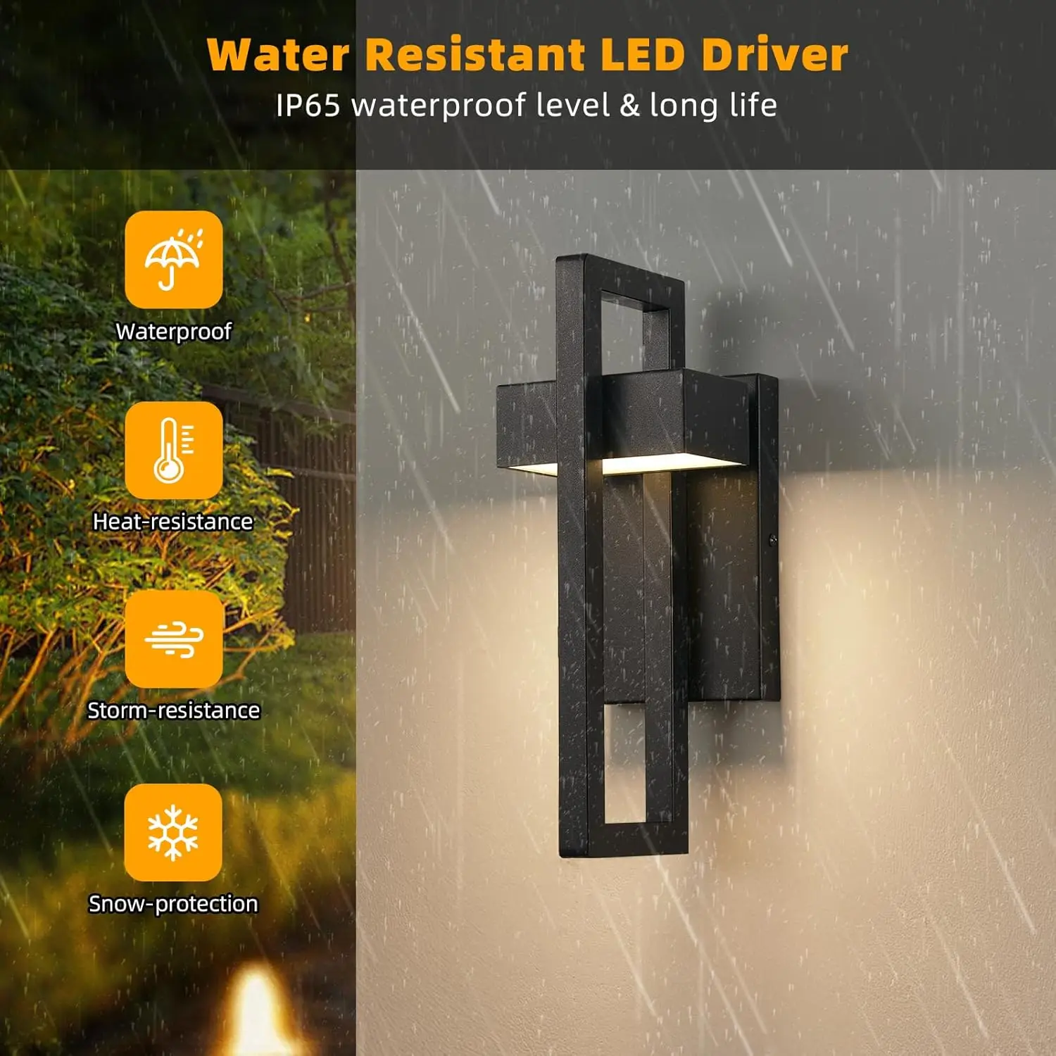 

LED Wall Lamp Outdoor Porch Wall Lamp E27 Decorative Lighting Outdoor Fixtures Simple Outdoor Lighting Corridor Garden Sconce
