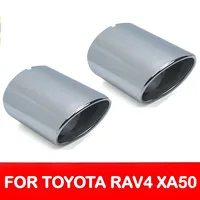 Punta de silenciador para Toyota RAV4 XA50 2018 2019 2020 2021 2022 2023 punta de escape WILDLAND boquilla de tubo de escape accesorios de coche