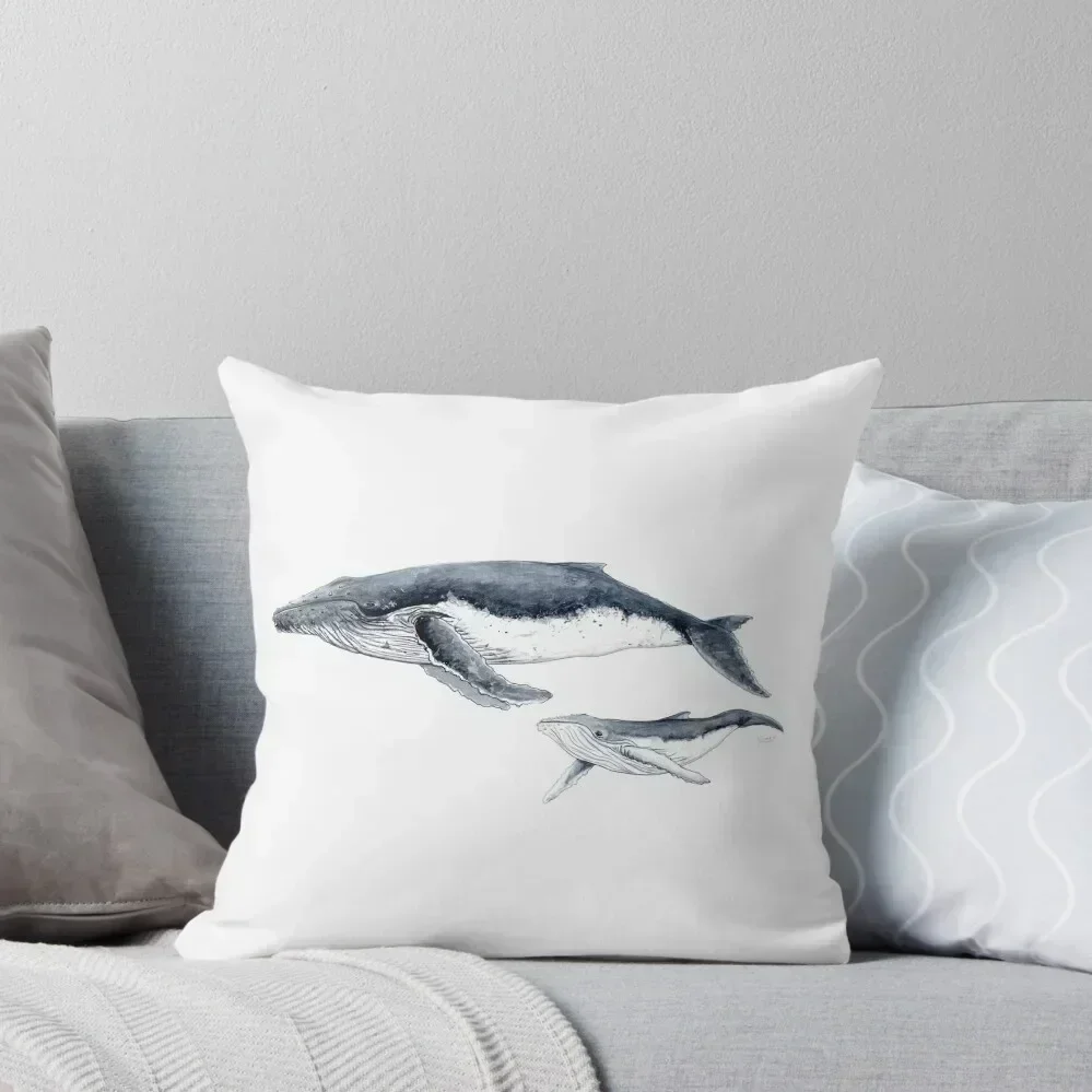 Humpback whale Throw Pillow Marble Cushion Cover Ornamental Pillow Luxury Cushion Cover pillow