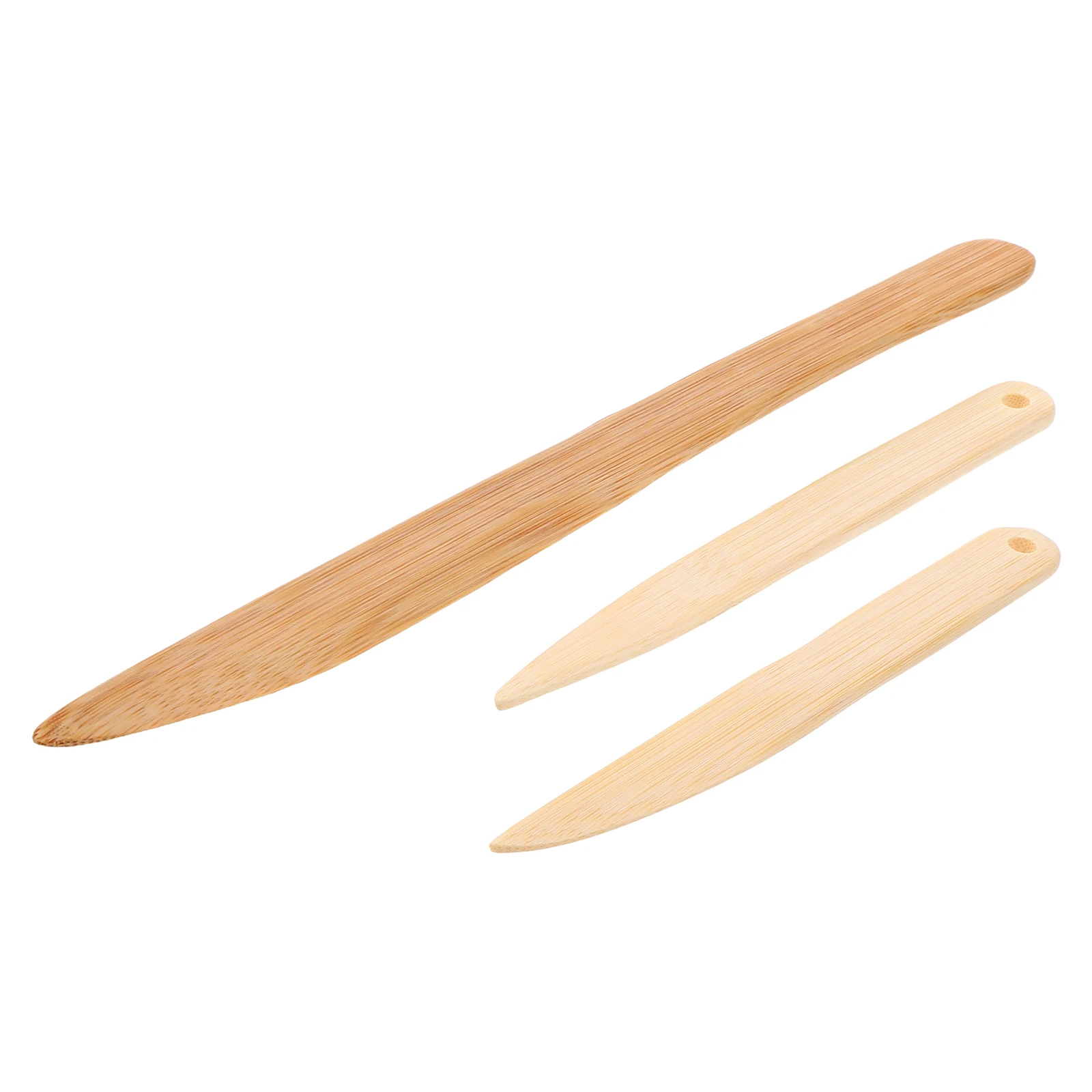 

3pcs Calligraphy Rice Paper Knife Chinese Tool Artistic Supplies Handmade Paper-cut Beige Craft Child Small Size Comfortable