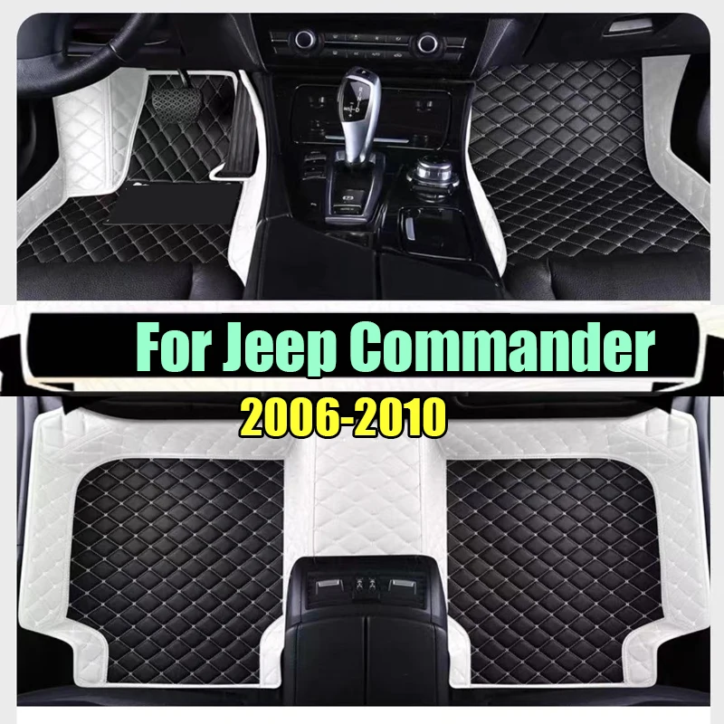 

Автомобильные напольные коврики для Jeep Commander XK 2006 ~ 2010, 7 сиденье коврик, ковер, противогрязные подкладки, кожаный коврик, детали интерьера, автомобильные аксессуары 2007