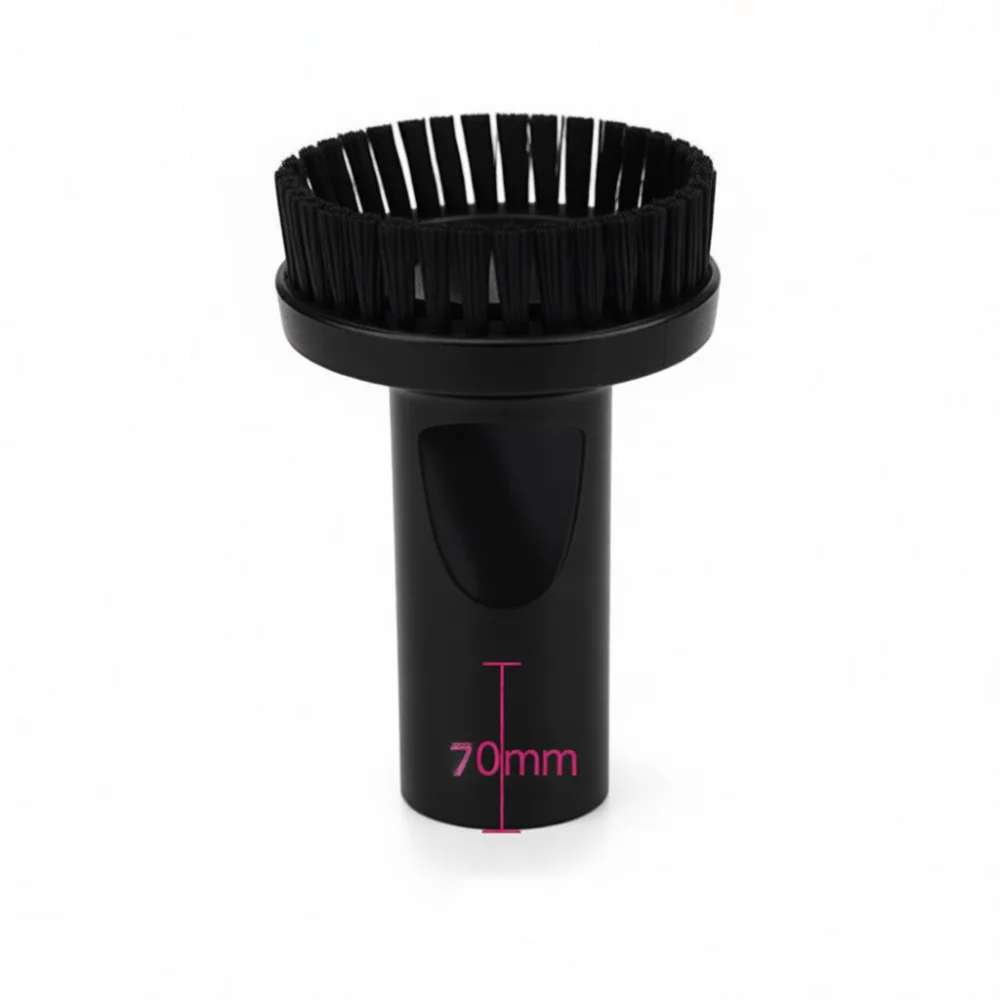 Professional Vacuum Cleaner Accessory Soft Horsehair Brush For Furniture Car Detailing Cleaning Replacement Parts