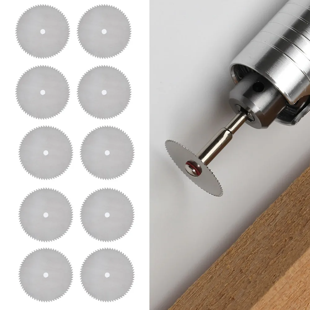 10pcs Stainless Steel Cutting Saw Blade 32mm Diameter 2.35mm Mandrel Slitting Saw Blade Round Slotting 22mm 25mm 32mm