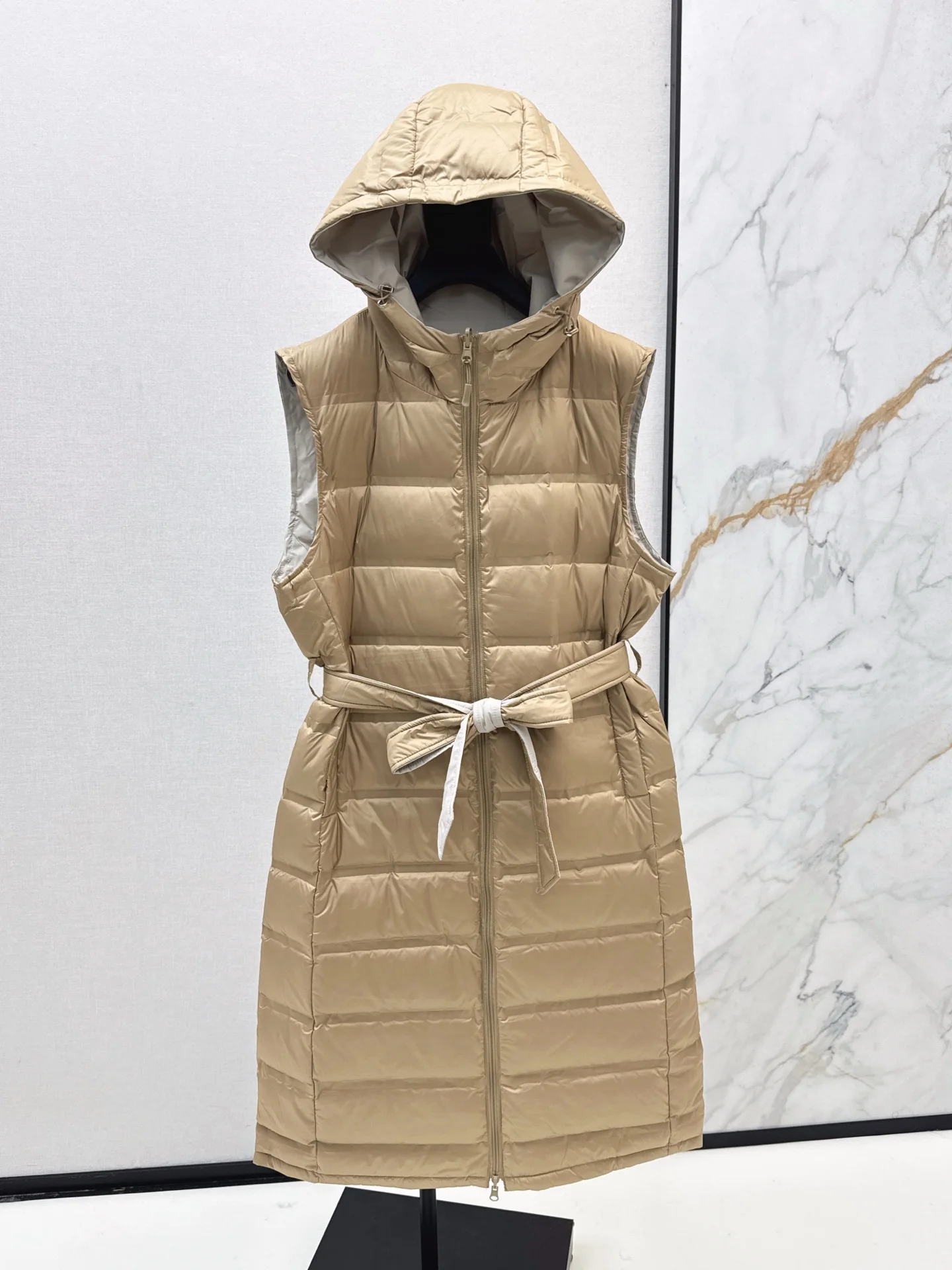 

Long Double-Sided Down Vest 2025 Winter New Arrival 90% White Duck Down Fill Warm Women's Down Jacket