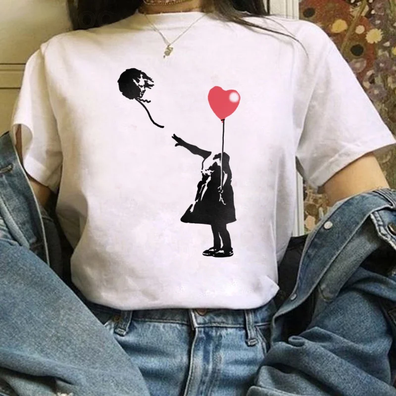 Street O-Neck Regular T-Shirt Summer Retro Printed Pattern Women's Popular Casual Versatile T-Shirt Basic Fashion Women's T-Shir