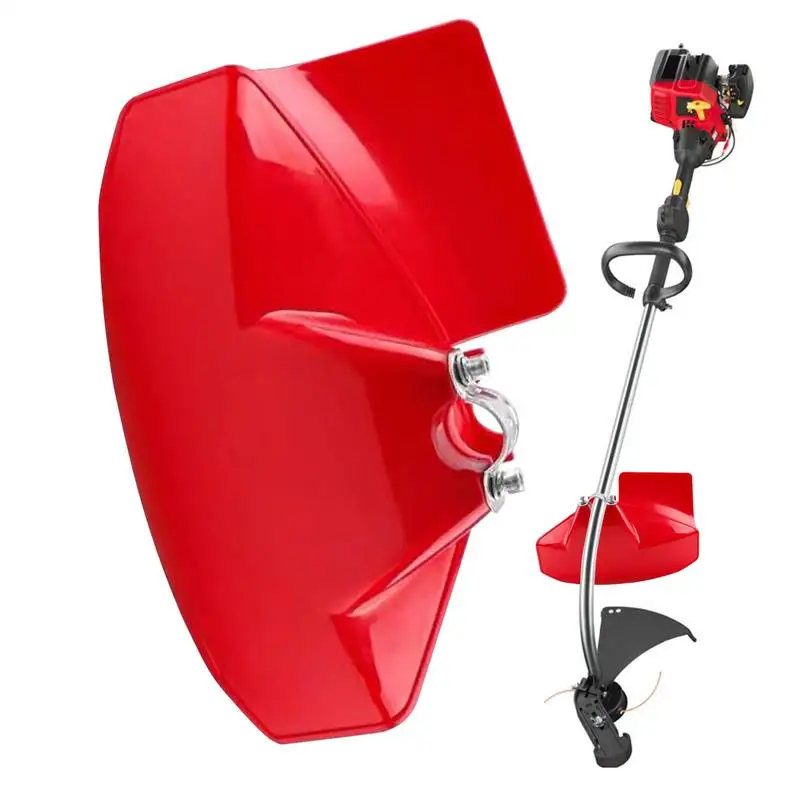 Universal Garden Trimmer Guard Shield Brushcutter Guard with Clamp Plate Trimmer Brush Cutter Protection Cover